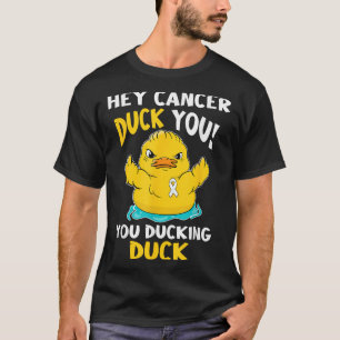 Longkanker Krijger Duck Ontwerp Samen T-shirt