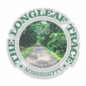 Longleaf Trace (fietsen c) Sticker (Voorkant)