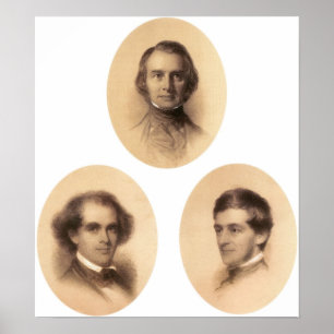 Longmede, Hawthorne, Emerson Poster