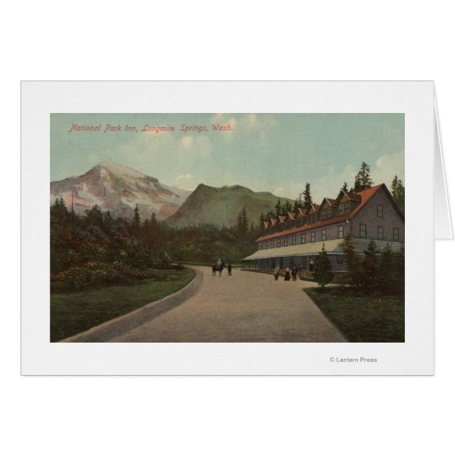 Longmire Springs, WA — Uitzicht van het Nationaal  (Voorkant Horizontaal)