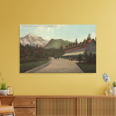 Longmire Springs, WA — Uitzicht van het Nationaal Canvas Afdruk (Insitu (Woonkamer))