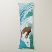 Longs Coussins de Bubblepacific, surfeur de toit (devant Vertical)