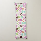 Longs Coussins du corps Motif de Donut (Dos (Vertical))
