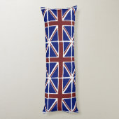 Longs coussins du corps Union Jack. (Dos (Vertical))