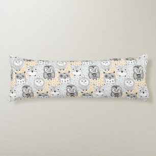Longs Cute Owl Motif coussins