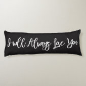 Longs Je t'aimerai toujours Coussins (Dos)