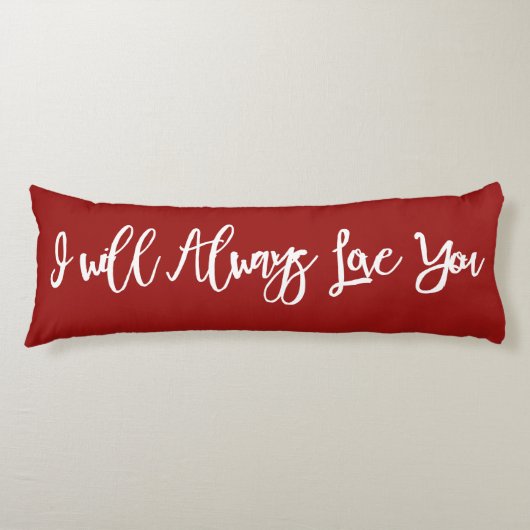 Longs Je t'aimerai toujours Coussins (Devant)