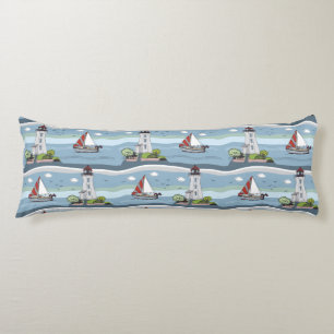 Longs Motif à voile coussins