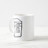 Longs pas vers le Fridge Funny Mug (Devant gauche)