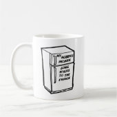 Longs pas vers le Fridge Funny Mug (Gauche)