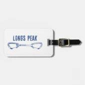 Longs Peak Colorado klimmen Quickdraw Bagagelabel (Voorkant horizontaal)