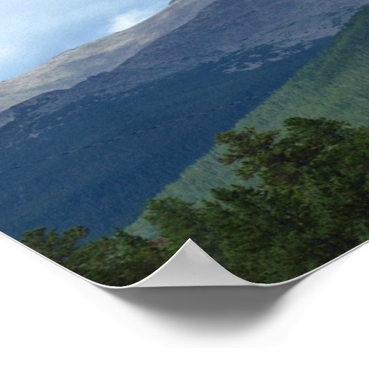 Longs Peak Colorado Matte Canvas Impression (Coin)