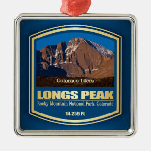 Longs Peak (PF) Metalen Ornament