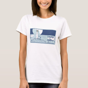 Longships vuurtorenlanden eindigen t-shirt