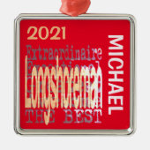 Longshoreman Extraordinaire CUSTOM Metalen Ornament (Voorkant)