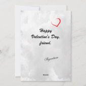 Longtime friends - with Giraffe photo Feestdagenkaart (Achterkant)