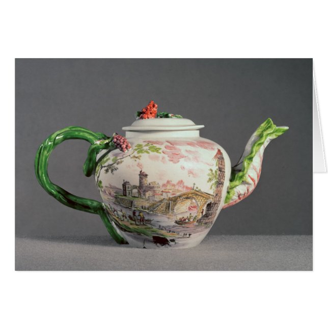 Longton Hall teapot, c.1755 (Voorkant Horizontaal)