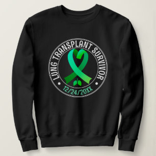 Longtransplantatie Overlevende Groene Lint Custom Trui
