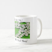 Longue Agneau perdu : FIER Mouton Noir Mug (Devant droit)