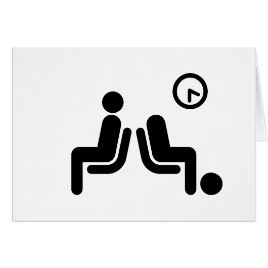 Longue attente - Cartes de voeux (Devant horizontal)