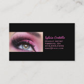 Longue carte d'artiste d'eyemakeup de mèches de (Dos)