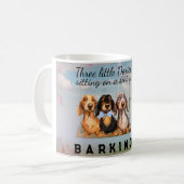 Longue Cheveux Dachshunds Swing Mug (Devant gauche)