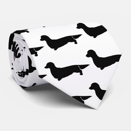 Longue cravate de teckel de cheveux (Roulé)