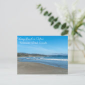 Longue plage à Tofino - BC, Canada Carte postale (Debout devant)