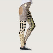 Longue tonalité Terre Leggings (Droite)