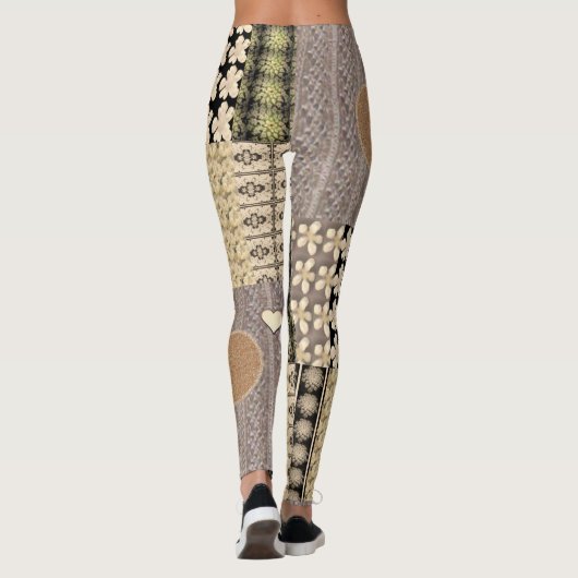 Longue tonalité Terre Leggings (Dos)
