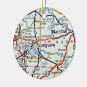 Longview & Marshall Texas Christmas Ornament (Links)