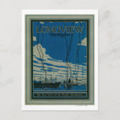 Longview, Washington Adverteren Poster Briefkaart (Voorkant)
