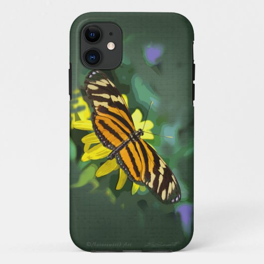 Longwing Vlinder iPhone5 Hoesje (Achterkant)