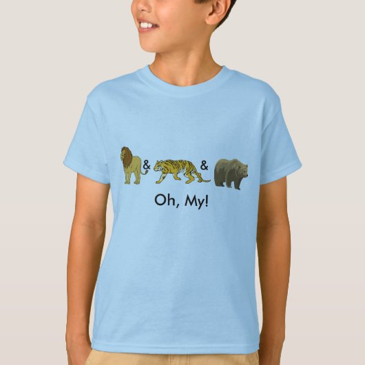 Lons, Tigers en Beren. T-shirt (Voorkant)