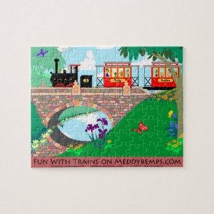 lont met treinen legpuzzel