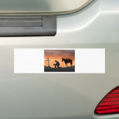 Lonyal Cowboy Bumpersticker (Op auto)