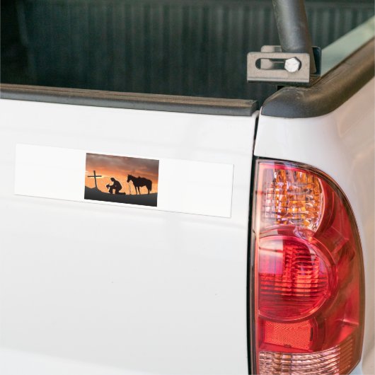 Lonyal Cowboy Bumpersticker (Op Truck)