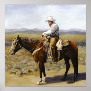 Lonyal Cowboy Poster