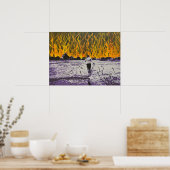 "Lood" afdrukken Poster (Keuken)