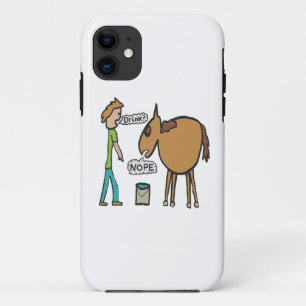 Lood een paard naar water iPhone 11 hoesje
