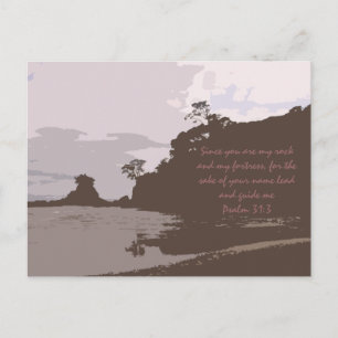 Lood en gids voor mij - Psalm 31:3 Briefkaart