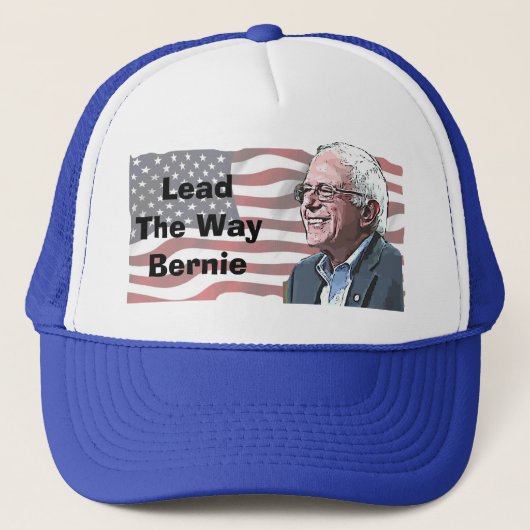 Lood het Baseball Pet Bernie Sanders (Voorkant)
