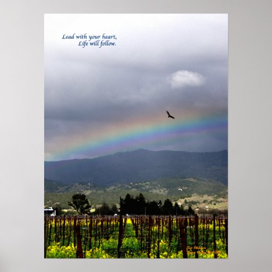 Lood met je hart. Het leven zal volgen Poster (Voorkant)