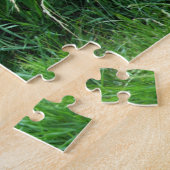 Loodbaars met gras Puzzle Legpuzzel (Zijkant)