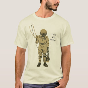 Loodduiker in de burgeroorlog met Lantaarn T-shirt