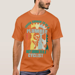 Loodgieter Biker Ontwerp T-shirt