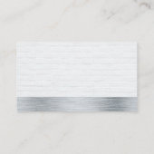 Loodgieter | Geschoolde arbeider Visitekaartje (Achterkant)