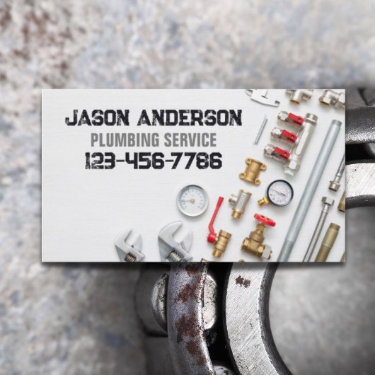 Loodgieter kraan pijp Handyman Pluming Service Visitekaartje