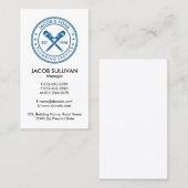 Loodgieter Loodgieter Pijp Moersleutel Visitekaartje (Voorkant / Achterkant)