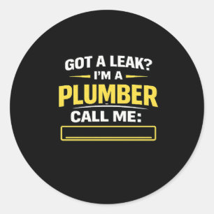 Loodgieter reclame sticker
